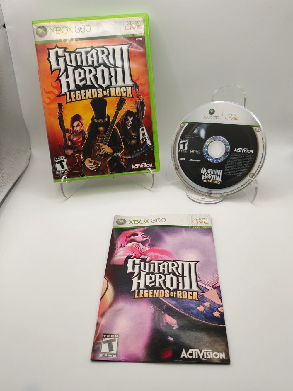 Guitar Hero III Legends of Rock Xbox 360 CIB Complete